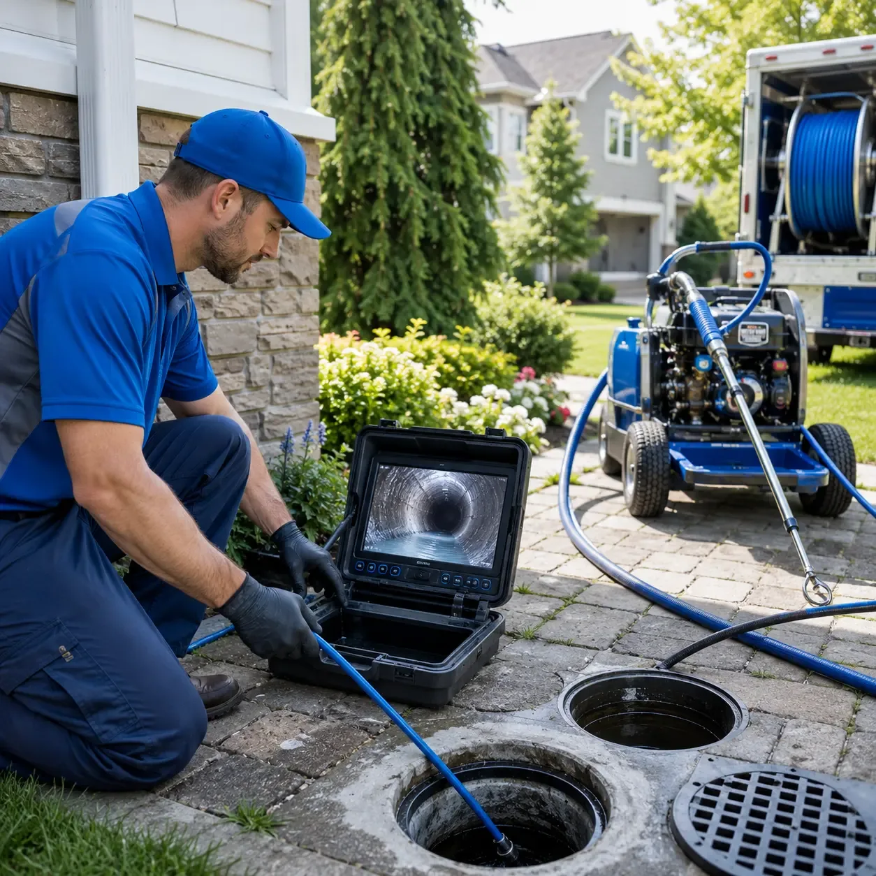 Outdoor drain cleaning professionals serving Keasbey, NJ