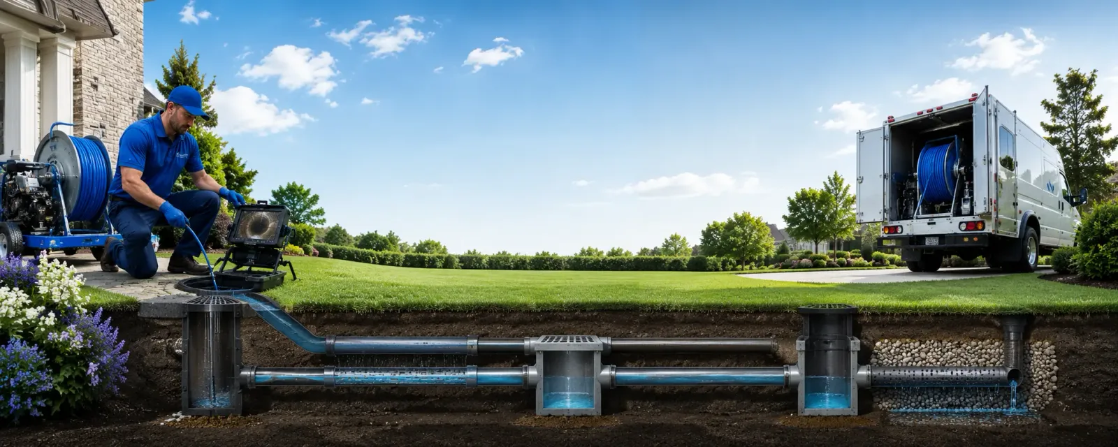 Outdoor drain cleaning information for Keasbey, NJ